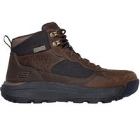 Skechers Men's Cambert Harlan Hiking Boot, Cocoa Leather/Mesh, 10 UK