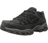 Skechers Men's Cankton Steel Toe Industrial Shoe, Black/Charcoal, 12 UK