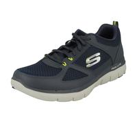 Skechers Men's 52189 Sneaker, Blue Navy Lime, 10 UK