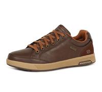 Skechers Men's Cavell Sparkman Sneaker, Chocolate Synthetic, 7 UK
