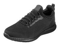 Skechers Men's Cessnock Trainer, Black/White, 13 UK