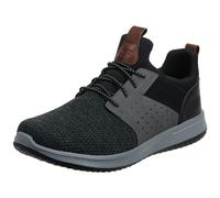 Skechers Men's Classic Fit-Delson-Camden Sneaker Black/Grey 10.5