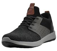 Skechers Men's Classic Fit-Delson-Camden Sneaker, Black/Grey, 10 X-Wide