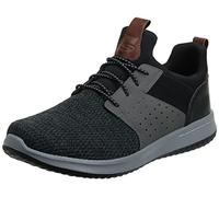 Skechers Men's Classic Fit-delson-camden Sneaker, Black Grey, 13 UK Wide