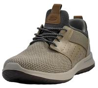 Skechers Men's Classic Fit-Delson-Camden Sneaker, Taupe, 10.5 X-Wide