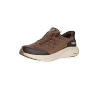 Skechers Men's Contour Foam Cordelux Sneaker, Brown Corduroy/Pu, 9 UK