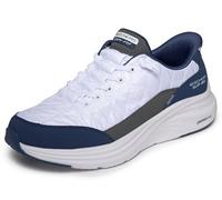 Skechers Men's Contour Foam Cozy Fit Slip-in, White, 8.5 UK