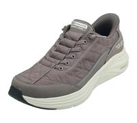 Skechers Men's Contour Foam Cozy FIT Trainers, Brown Cozypoly/Duraleather/Trim, 10 UK