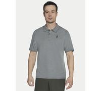 Skechers Men's Cotton Rich Polo Shirt - M - Charcoal, Charcoal