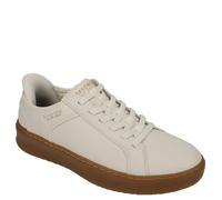 Skechers Sneaker Court Break-Double Vented Hands Freee Slip-ins Men's Natural Size 10