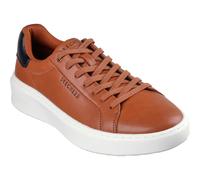 Skechers Mens Court Break Suit Sneaker - Brown - Size UK 9