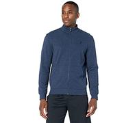 Skechers Men's Hoodie Without Hood Jacket, Grey Mixed, 3XL