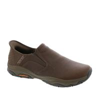 Skechers Men's Craster-Lanigan 204847 Twin Gore Leather Round Toe Slip-ins, Red-Brown, 9 UK
