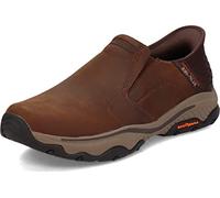 Skechers Men's Craster-Lanigan Hands Free Slip-in Moccasin, Dark Brown, 10.5