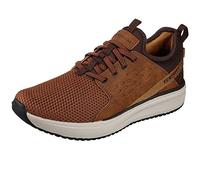 Skechers Men's Crowder Colton Sneaker, Tan Knitted Mesh, 11 UK