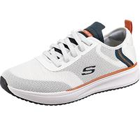 Skechers Men's Crowder Sneaker, White Mesh/Synthetic, 10.5 UK