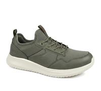 Skechers Mens Dawson Monterey Bungee Lace Trainers Olive Size 11