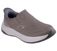 Skechers Men's Decklan Gulliver Slip-in Trainers, Taupe Canvas, 7.5 UK