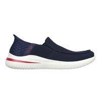 Skechers Mens Delson 3.0 Cabrino Slip ins Memory Foam Trainers Sneakers - Navy