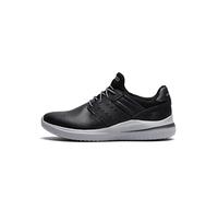 Skechers Men's Delson 3.0 Ezra Sneaker,Black Leather,10.5 UK