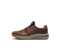 Skechers for man. 210308 Delson 3.0 Leather Sneakers - Ezra brown (40), Flat, 1 to 3 cm, Laces, Casual