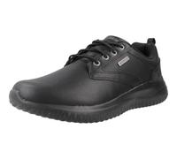 Skechers Men's Sneakers Delson 3.0 Glavine - Slip-On Black Leather UK 7