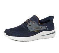 Skechers Men's Delson 3.0-Roth 210606 Low Profile Slip-ins, Navy, 9 UK