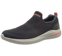 Skechers Men's Delson 3.0 Sneaker, Navy Knit Synthetic, 11 UK