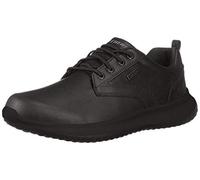 Skechers Delson Antigo Waterproof BBK Black Mens comfort shoes 65693 in a Plain Leather in Size 8.5