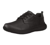 Skechers Delson Antigo Waterproof BBK Black Mens comfort shoes 65693 in a Plain Leather in Size 8.5
