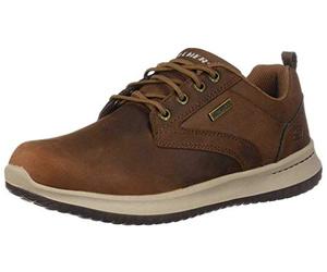 Skechers Men's DELSON-Antigo Oxfords | Air Cooled Memory Foam Insole, Cushioned Midsole with Flexible Outsole, Fashion Sneakers with