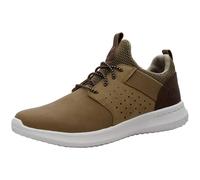 Skechers Men's Delson Axton Sneaker, Light Brown, 11.5