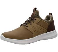 Skechers Men's Delson Axton Sneaker, Light Brown, 14