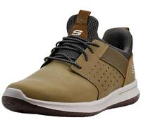 Skechers Men's Delson Axton, Taupe, 9.5 UK