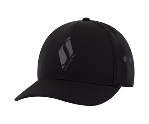 Skechers Men's Diamond S Stretch Fit Hat in Black | Polyester/Spandex