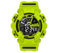 Skechers Men's Digital Neon Green Watch in Yellow
