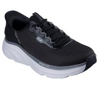 Skechers Men's Slip-ins Relaxed Fit: D'Lux Vapor Sneaker in Black/Charcoal, Size 12 | Textile/Synthetic, Vegan