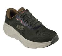 Skechers Mens D'lux Walker 2.0 232714-Olor Olive/Orange Lace Up Shoes UK 7