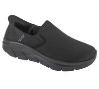 Skechers Men's D'Lux Walker 2.0 Reeler Sneaker, Black Mesh/Black Trim, 13 UK Wide
