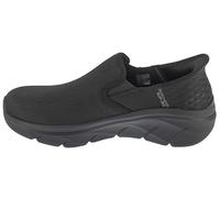 Skechers Men's Slip-ins RF: D'Lux Walker 2.0 Sneaker in Black, Size 9 | Textile, Vegan, Machine Washable
