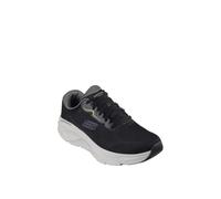 Skechers Men's D'Lux Walker 2.0 Swave Sneaker, Black Engineered Mesh/Synthetic/Lime Trim, 11 UK