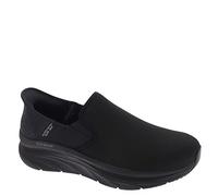 Skechers Men's D'lux Walker Orford Slip-in Penny Loafer, Black, 8.5 UK