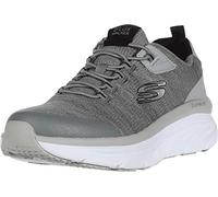 Skechers Men's D'lux Walker Pensive Sneaker, Gray Black, 6 UK