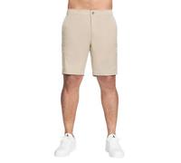 Skechers Performance Downtown Cargo 9 Inch Short Polyester Men's Natural Knee-Length Shorts - L