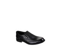 (, ) Skechers Dreston Ratlon Leather Men's Black Loafers