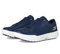 Skechers Men's Drive 6 Arch Leather Relaxed Fit Spikeless Golf Shoe Sneaker, Navy, 7.5