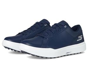 Skechers Men's Drive 6 Arch Leather Relaxed Fit Spikeless Golf Shoe Sneaker, Navy, 7.5