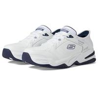 Skechers Men's Durham Hands Free Slip-in Sneaker, White, 11