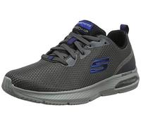 Skechers Men's Dyna-air Trainers, Grey Charcoal Mesh Black Trim Ccbk, 8 UK