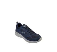 Skechers Men's Dynamight 2.0 Lace Up Memory Foam Trainer in Navy | Size: 6 Skechers Navy 6